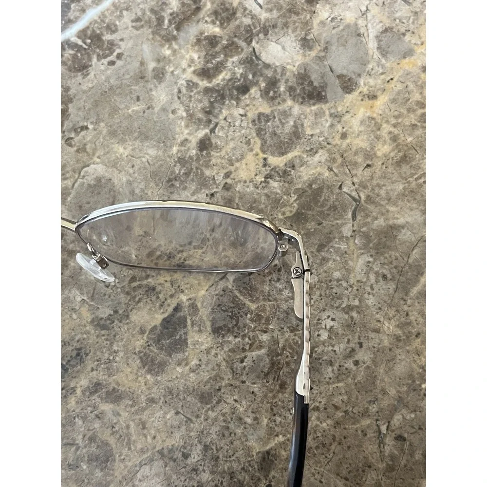 CHARMANT CH12112 BK Black Titanium Rectangular Womens Eyeglasses 52-18-135